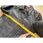 ALLSAINTS $650  Women’s Quilted Lamb Leather Jacket Black ARMSTAD BIKER Size US 4 Photo 6