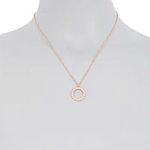 Kate Spade NWT CZ Open Circle Pendant Necklace Photo 2