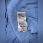 Free People NEW  Tip Toeing Tulip Embroidered Gauze maxi Blue Dress sz S Photo 6