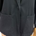 Briggs New York Briggs Petite Black One Button Blazer Womens Size 4P Photo 7
