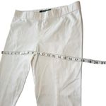LRL RALPH LAUREN White Wide Band Slimming Leggings Stretch‎ Pants 10 Photo 6