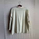 Tuckernuck  Long Sleeve Linen Blend Oversized Polo‎ Sweater Sz L/XL Tan Photo 1