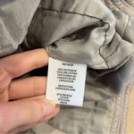 Joie  Lamb Leather Silk Taupe Gray Military Jacket Size XS Photo 4