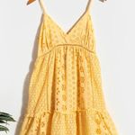 Francesca's Francesca’s Yellow Babydoll Dress Photo 0