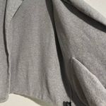 Theory gray Nyma Ko Merino Wool Angora blend open front cardigan Lagenlook Photo 38