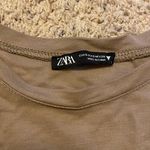 ZARA ‼️ Babydoll Top Light Brown‼️ Photo 2