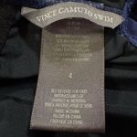 Vince Camuto Navy Blue Shirred Draped Surplice One Piece Swimsuit Photo 5