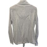 Ink Love And Peace Womens Cowlneck Drawstring Hem Tunic Sweatshirt Gray Small Photo 2