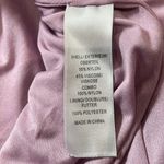 Adrianna Papell  Lilac Light Purple Lace Quarter Sleeve High Neck Formal Dress 14 Photo 8