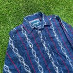 Wrangler Western AOP Baby Crop Button Down Casual Shirt Photo 1