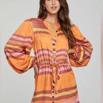 Chaser Cabrillo Mini Dress - Sunset Stripe NWT Small Photo 0