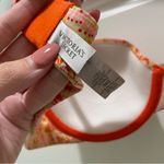 Victoria's Secret Victoria’s Secret Orange Yellow and Pink Lined Strapless Removable Straps Bra Photo 5