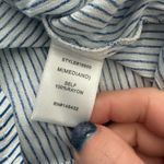 Staccato Blue White Striped Twist Front Tank Top Sz M Rayon Photo 3