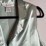 Y2K Vintage sage green satin button down swing dress Size M Photo 1