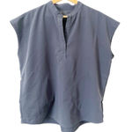 FIGS  Technical Collection Gray Rafaela Scrub Top Size Medium Photo 0