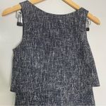 Hobbs London  Sleeveless Tweed Sheath Dress Size 4 Navy Knee Length‎ Office Work Photo 2