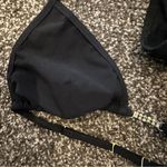 Sauvage Swim crystal chandelier thong Bikini Set Black Photo 7