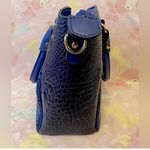 M.C. Mark Chantal vintage Designer Handbag (NEW condition) blue leather Photo 7