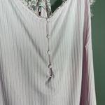 White Birch Purple Coquette Lace Trim Racerback Tank Top - 3X - Womens Plus Size Photo 2