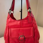 Coach  Campbell Leather Hobo Bag Raspberry‎ Pink C1480-F24686 Photo 0