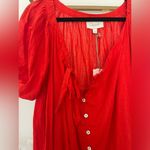 Cleobella NWT Emmaline Mini dress size xs medium cherry red Photo 7
