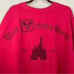Disney Walt  World Logo Crewneck Pullover Disneyland Sweatshirt Red Size 3X Photo 9