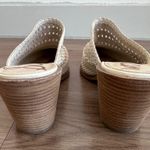 Sam Edelman Lillianna Slip-On Leather Heel Mules Ivory Pointed Toe Size 8.5 Photo 2