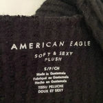 American Eagle AEO Soft and Sexy Oversized Waffle Knit Hooded Cardigan Comfy Cozy Size‎ Small Photo 2