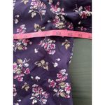 Lands' End Shirt Women 18T Floral Non Iron Supima Cotton Button Front Long Sleeve Photo 9