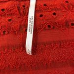 Free People  Red Parisian Night top  Size large Photo 5