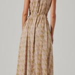 ASTR ππ Mid Cutout Sleeveless Maxi Dress ~ Green Watercolor Medium M NWT Photo 6