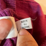 Smartwool Purple V-Neck Long Sleeve Knit Sweater S Photo 4