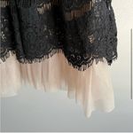 Three Pink Hearts Lace Dress with Cream Underlay Black Photo 2