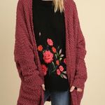 Umgee Mauve Popcorn Sweater Photo 0