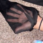 Altar'd State  Dress Mini Black long sleeve square neck  Photo 3