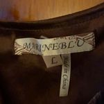 Marineblu Leopard Print One Shoulder Blouse Photo 2