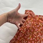 Roxy  Rust Floral Lightweight Challis Wide Leg Pant XL Photo 2