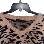 Lulus Good For You Taupe Leopard Print Sweater Photo 4
