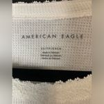 American Eagle  waffle/thermal women’s top. Long sleeve. Bright white. LIKE NEW Photo 1