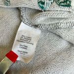 Madewell Mile(s) Embroidered Cutoff Sweatshirt Small Gray Floral Oversized Photo 5