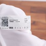 ASOS DESIGN White High Waist Bikini Bottoms Size US 4 Photo 1