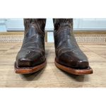 Shyanne Women's Loretta Western Boots Brown Leather Sz 6.5 NWOB Cowgirl Snip Toe Photo 6