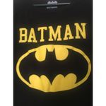 Batman Adult Graphic Long Sleeve Shirt Size Large Black Gold Photo 2