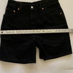 Levi's  Classic Black Denim Shorts (243) Photo 5