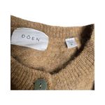 Doen Petra Alpaca Merino Wool Button Front Knit Cardigan Size: S Brown Photo 4
