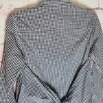 Rag and Bone  BLACK WHITE PLAID GINGHAM PRINT BOW TIE BACK BUTTON FRONT SHIRT XS Photo 7