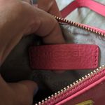Michael Kors Coral Leather Wristlet with Card Slots Pink Photo 5