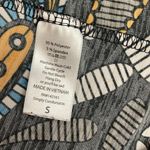 LuLaRoe Black Multi-Color Paisley Print Open Front Short Sleeve Cardigan Size S Photo 10