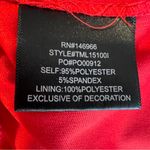 Crystal Doll Crystal Dolls Size 5 Red Long Sleeve Sweetheart Neckline Sheath BodyCon Dress Photo 9