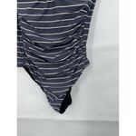 Bond Eye Australia One Piece Striped Swimsuit Women 6 Grey Beach Resortwear Gray Photo 7